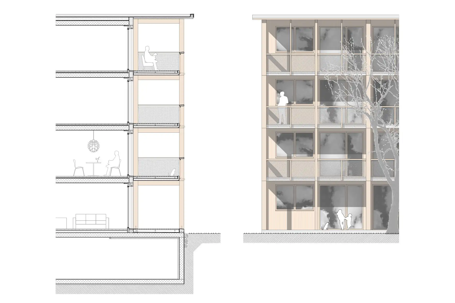 H87 HP Fassadenschnitt