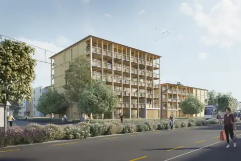 H87 Visualisierung Aussen Strasse