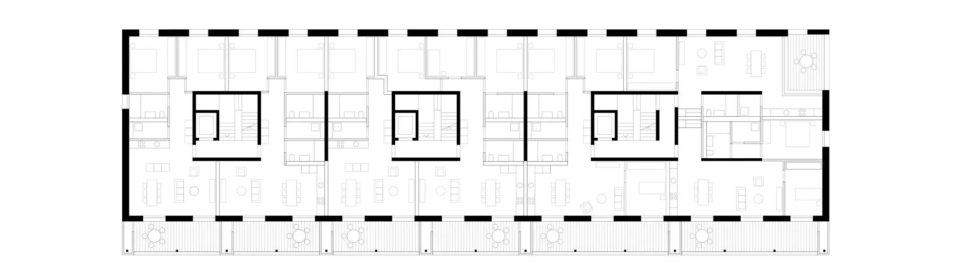 H88 HP Haus B Grundriss 1 bis 3 Obergeschoss