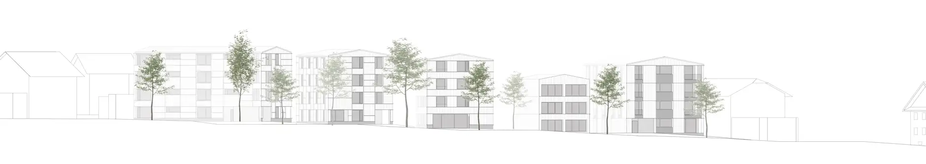 H93 HP Areal am Brunnen Fassade