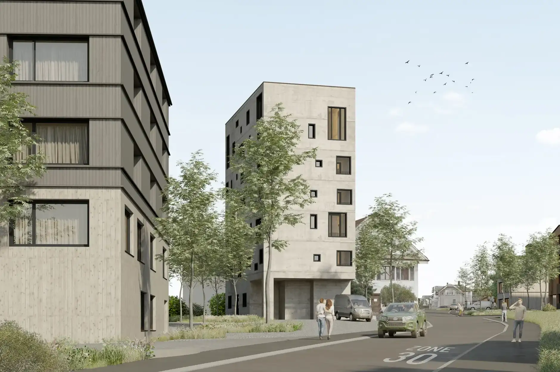 H93 Visualisierung Aussen Silo