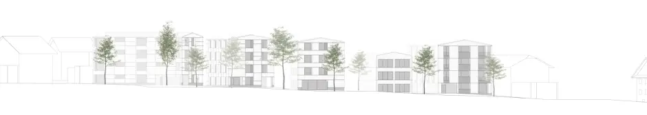 H93 HP Areal am Brunnen Fassade