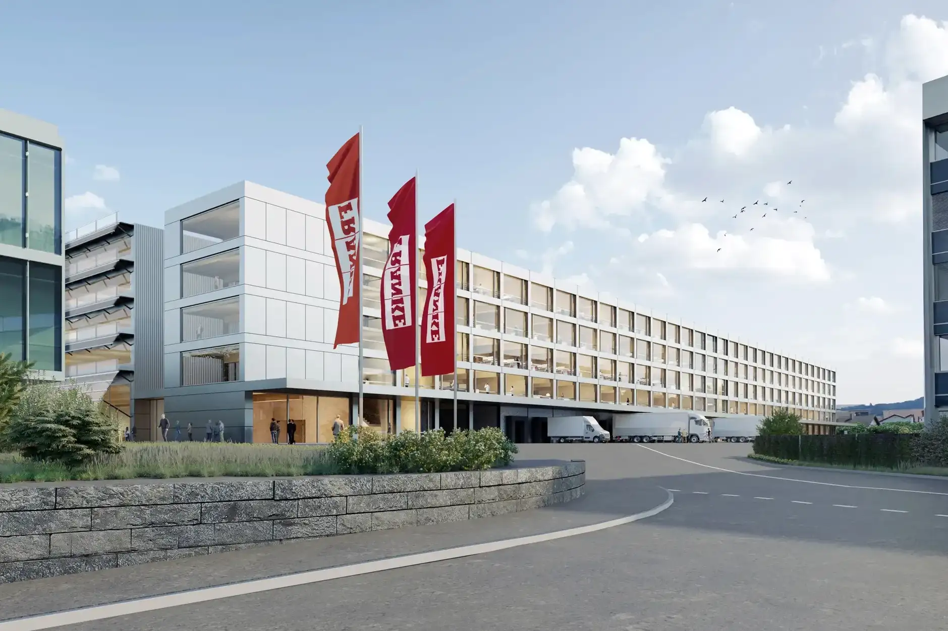 H96 Visualisierung Aussen Zufahrt