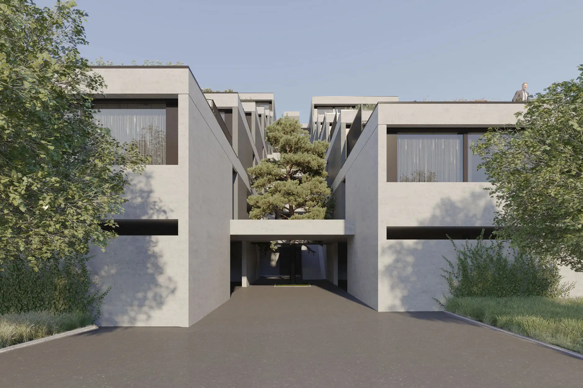 I06 Visualisierung Aussen Zugang