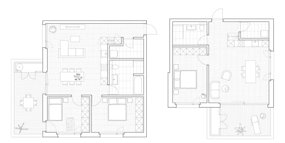 I10 HP Etappe 1 Grundrisse möbliert