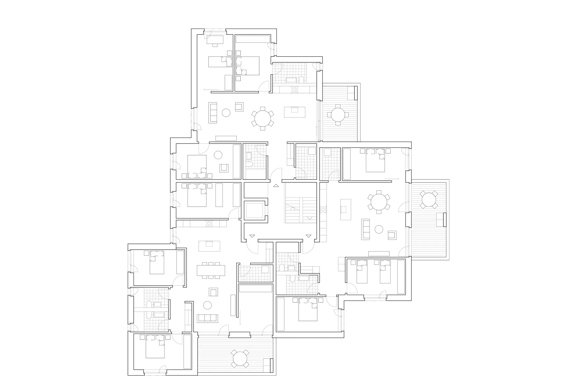 I12 HP Haus E Grundriss möbliert