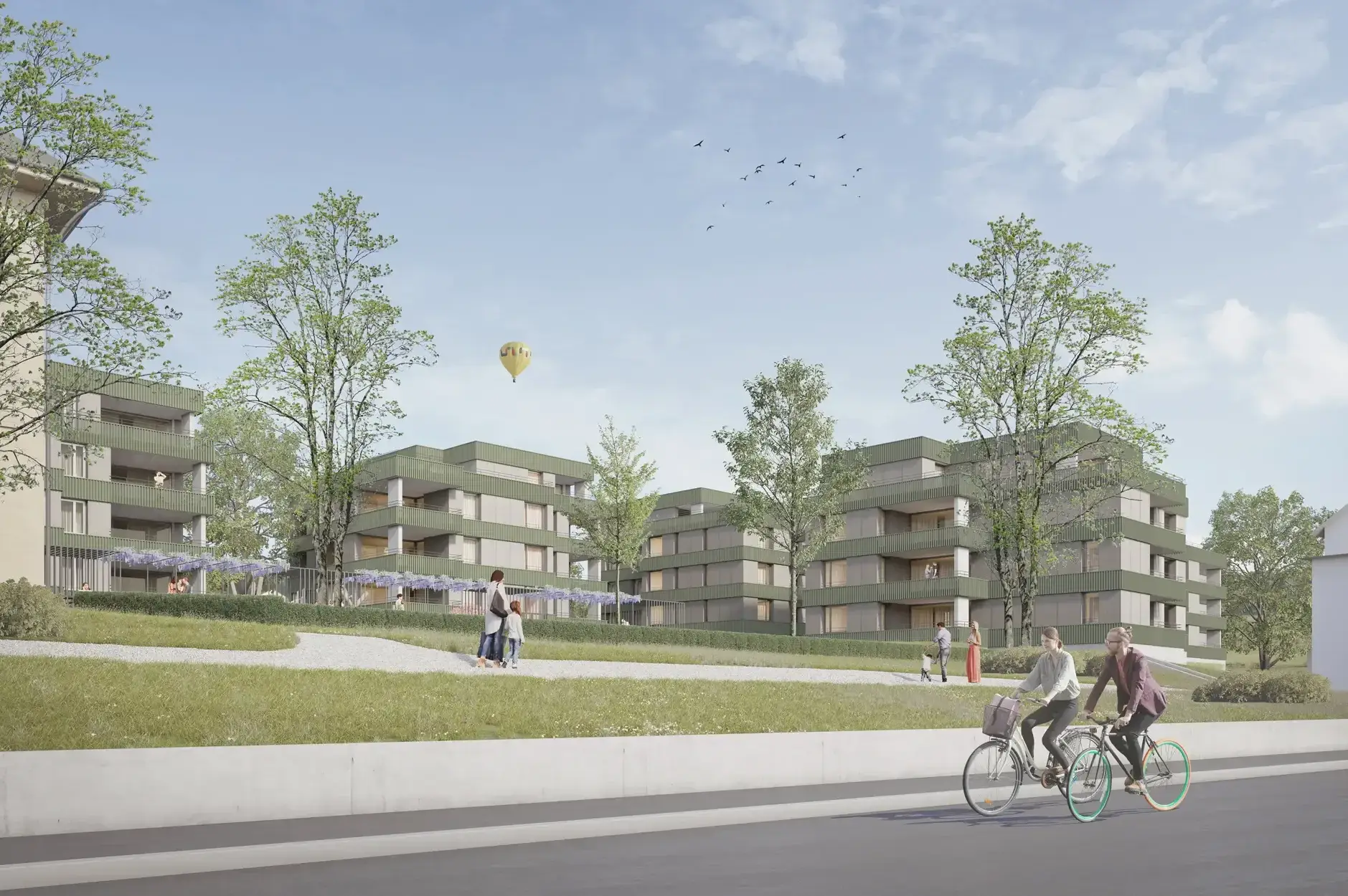 I12 Visualisierung Aussen Strasse