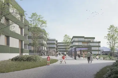 I12 Visualisierung Aussen Hof