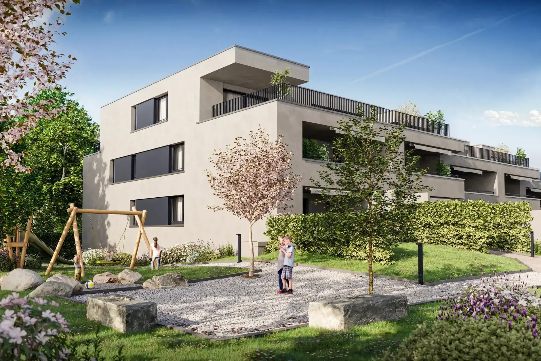 I15 Visualisierung Aussen Spielplatz