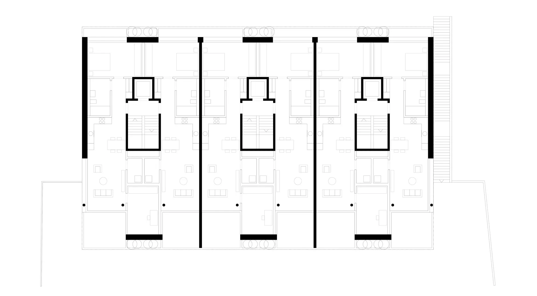 I18 HP Grundriss 1 bis 3 Obergeschoss