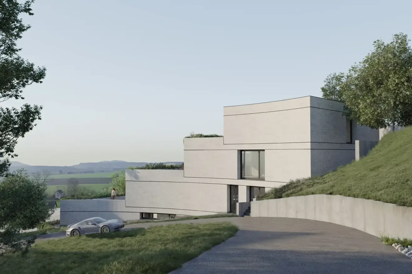 I21 Visualisierung Aussen Zufahrt