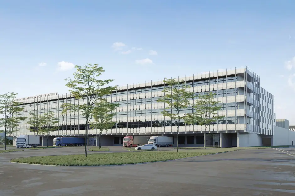 I23 Visualisierung Aussen Parkplatz