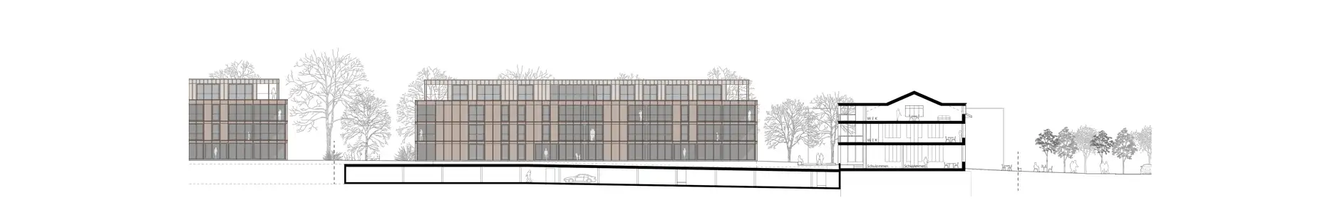 I27 HP Fassade Süd Zeile