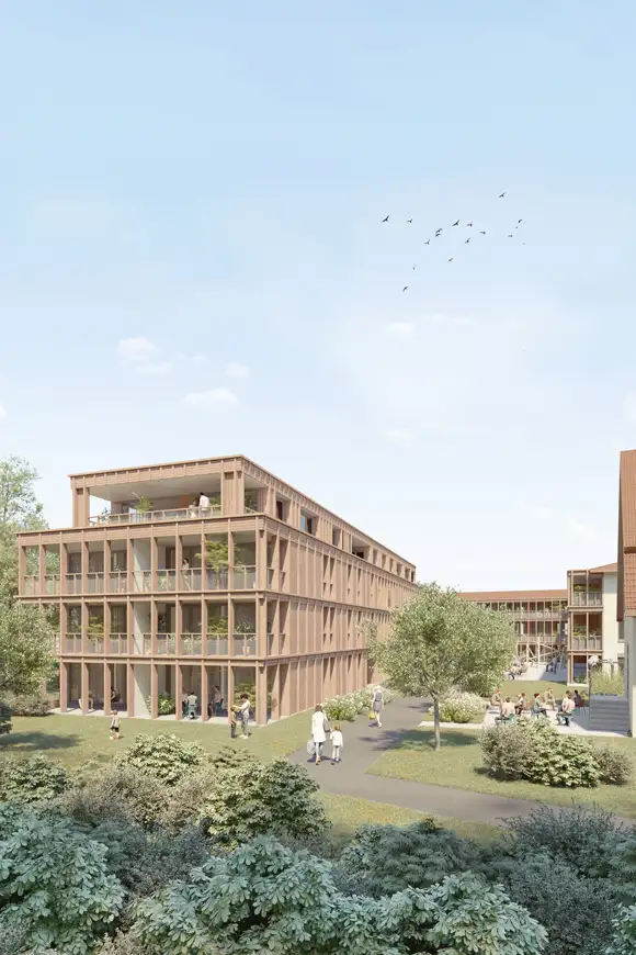 I27 Visualisierung Aussen Innenhof