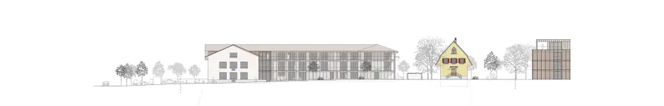 I27 HP Fassade Nord Gravure