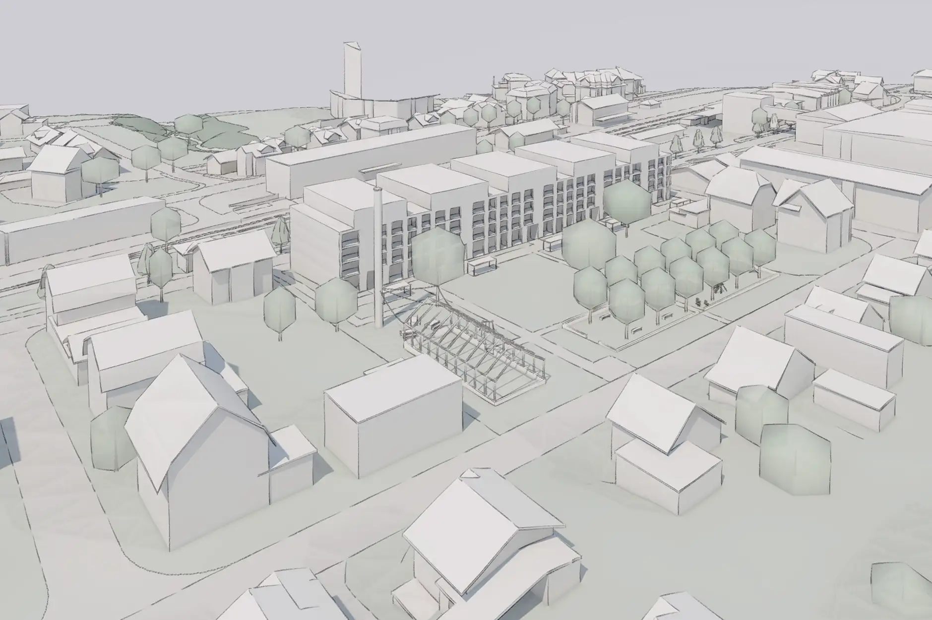 I29 Visualisierung Aussen Vogelperspektive 2