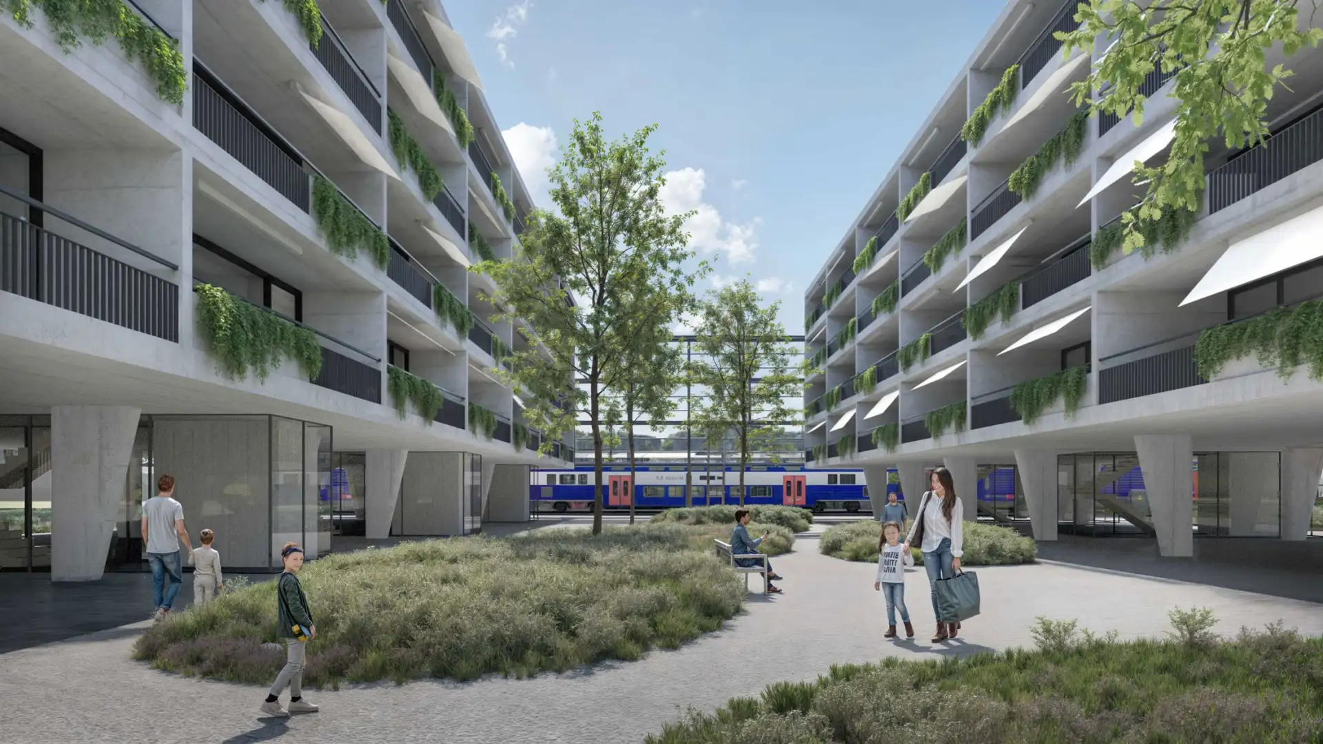 I35 Visualisierung Aussen Innenhof Header