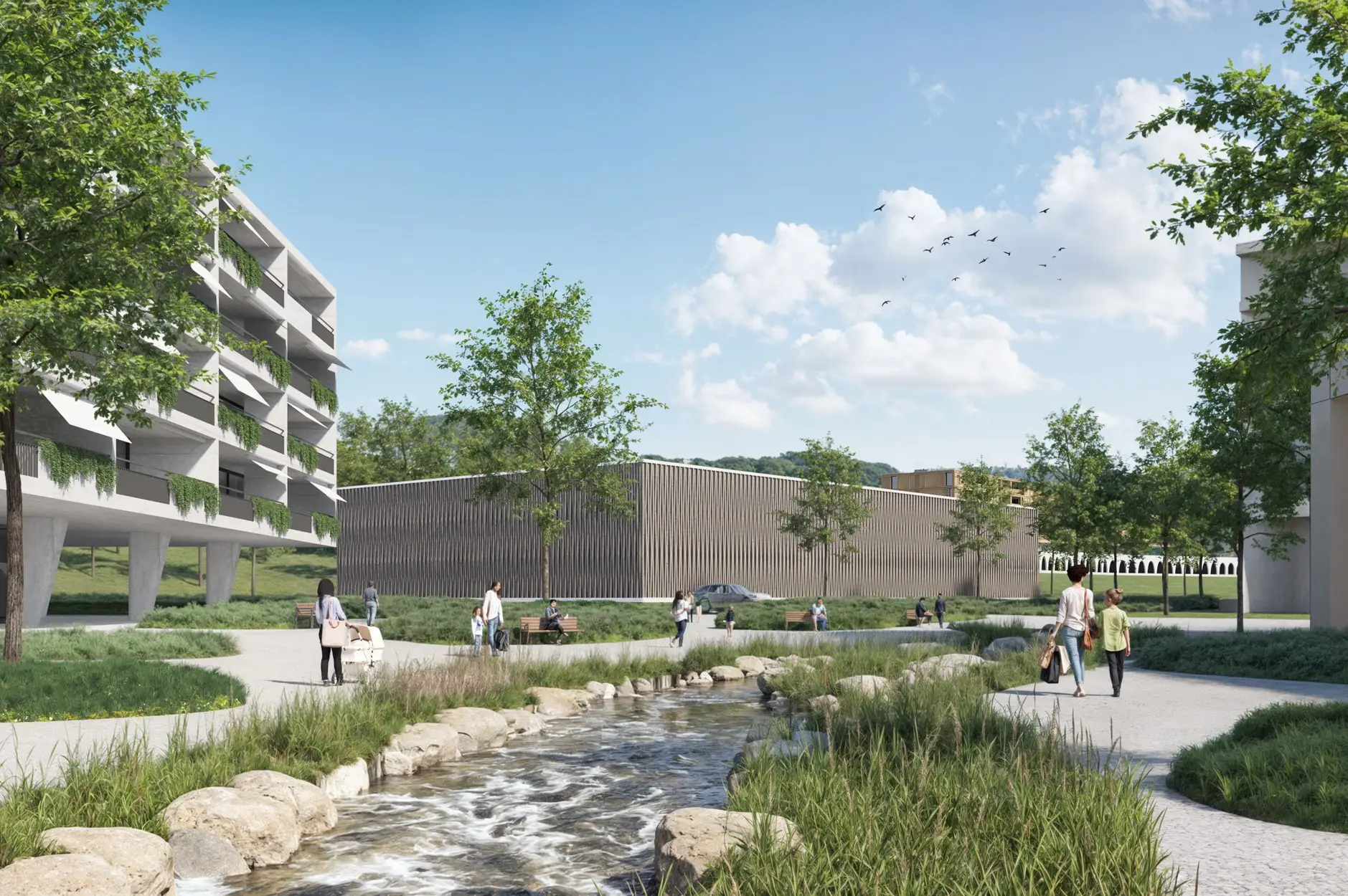 I35 Visualisierung Aussen Park