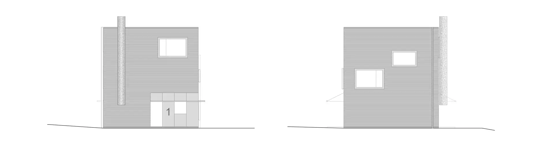 I54 HP Fassaden Nord und Ost