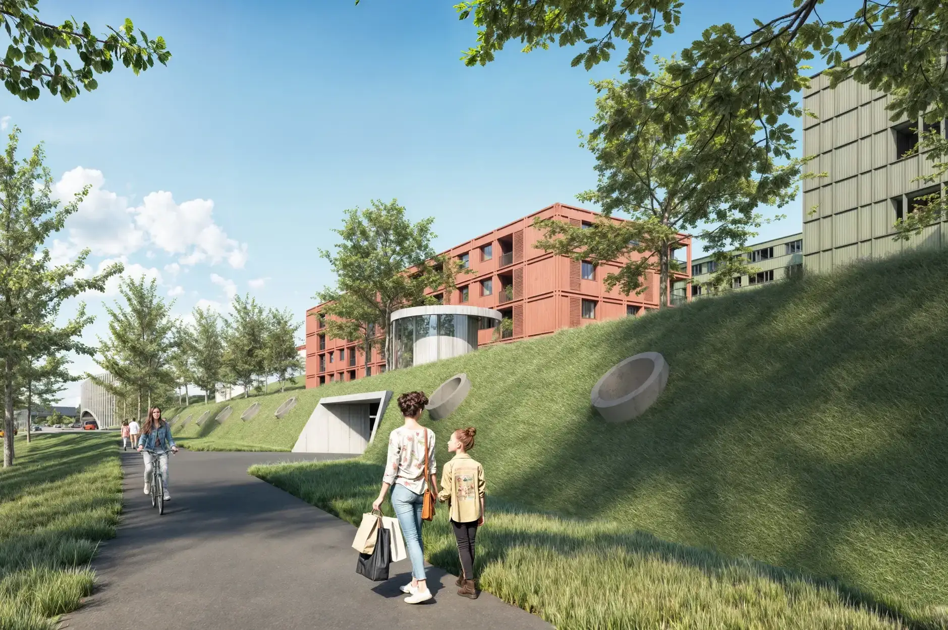 I71 Visualisierung Aussen Einfahrt