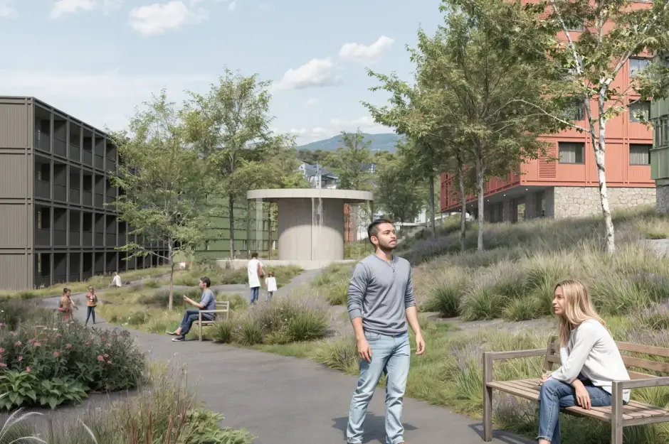 I71 Visualisierung Aussen Innenhof 01 Ausschnitt 02